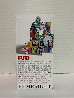 PURO Remember Colorful Puzzle Game Sculpture and Color Explosion